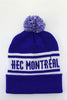 Tuque à pompon HEC Montréal - coopcollectionhec